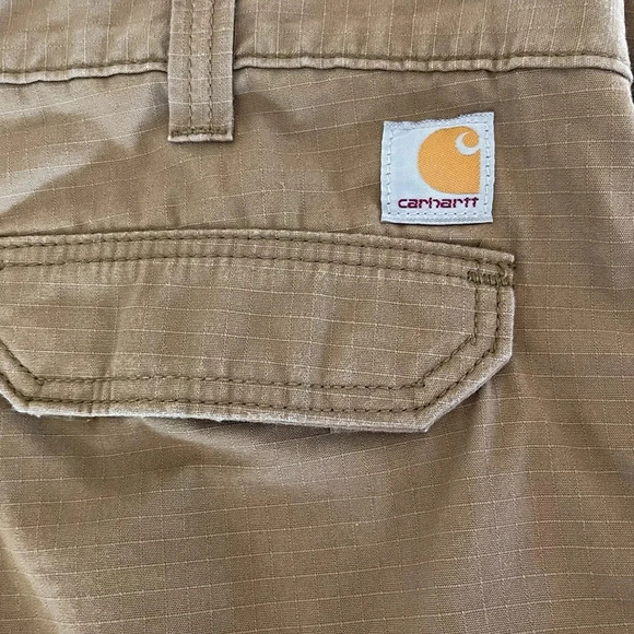 Carhartt Force Tappen Cargo Pants rip stop for Men in Yukon Size Waist 38 - Picture 9 of 9